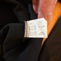 メンズジャケット黒の画像