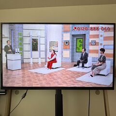 【美品・動作確認済】49型液晶テレビ（スタンドなし）の画像