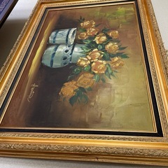 油絵　額縁セットの画像
