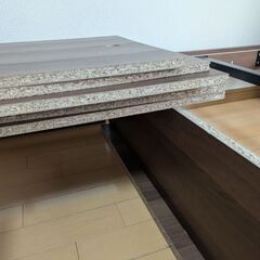 ((決まりました)ヘッドボードセミダブルベッド　引き出し左右の画像