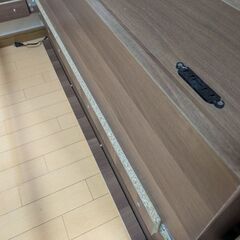 ((決まりました)ヘッドボードセミダブルベッド　引き出し左右の画像