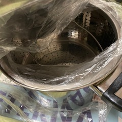 新品TAFUCO 18-8ステンレススチール エターナルパスタポット22cmの画像