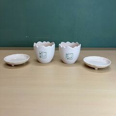 トゥイーティー ミニプランター＋受け皿・２個セットの画像