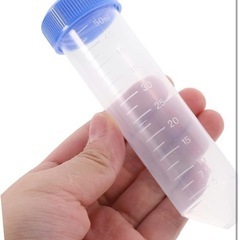 新品⭐️ 25個✨ 遠心管 試験管 プラスチック 50Ml キャップ付き 目盛り付きの画像