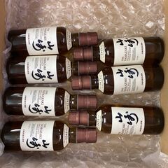 【希少】サントリー シングルモルトウイスキー 山崎 180ml × 7本セット【正規品・未開封】の画像