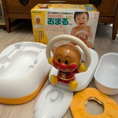 アンパンマンのおまる★補助便座★踏み台★おしゃべり＆メロディ鳴りますの画像
