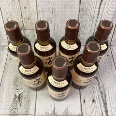【希少】サントリー シングルモルトウイスキー 山崎 180ml × 7本セット【正規品・未開封】の画像