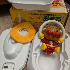 アンパンマンのおまる★補助便座★踏み台★おしゃべり＆メロディ鳴りますの画像