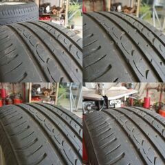 【取付作業対応可】225/50R18 RADAR Dimax R8+ 2022年製＋日産エルグランド純正アルミ4本セット｜溝あり｜バランス良好の画像