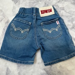 【極美品】EDWIN デニムショートパンツ90