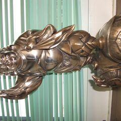美術品　銀製（銀　900　刻印）の大黒様像です。原型は高村光雲作です。