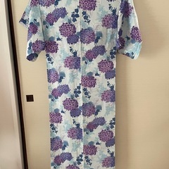 紫陽花浴衣の画像