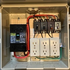 仮設分電盤 50AT 4回路 WB12-AJ使用 ウォルボ…