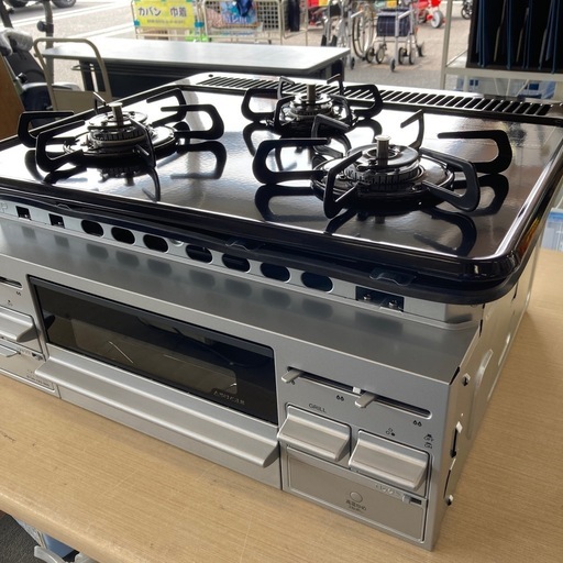 【店頭販売】サイドパネル不足　未使用LP（プロパン）ビルトインコンロ　パロマ　2024年製