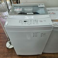 リサイクルショップどりーむ天保山店　No3250　洗濯機　ニトリ　2021年製　容量6.0㎏　1～2暮らしに最適なサイズです♪の画像