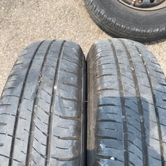 香川県　ミラ、アルト等に　145/80R13 2021年製　ダンロップ　約7分山　４本セット　　　の画像