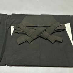 【男物】メンズ夏の袴・男物夏紬・男ハカマ・メンズ夏袴・透け感・紬地・紐下87㎝の画像
