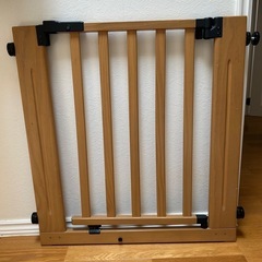 ベビーゲート　木製の画像