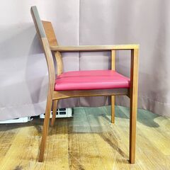 家具 生活家具　Cassina ixc. ダイニングチェアー　ブラウン×レッドの画像