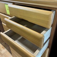 【ジャングルジャングル深井店】★7段桐タンス タンス 収納家具 ナチュラル 家具 衣類収納 堺市（中区 堺区 東区 西区 南区 北区）和泉市 河内長野市 富田林市 松原市 狭山市 深井 【FU2430】の画像
