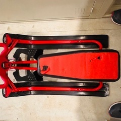STIGA スノーレーサー ソリ　ハンドル　中古の画像