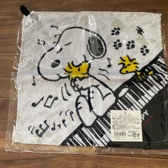 ループタオル2枚　ミニオン　スヌーピーの画像