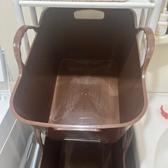 3連ランドリーバスケットの画像