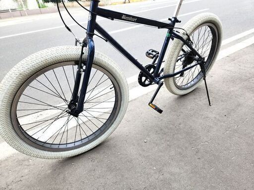 バンバリ 26×3.0インチ ファットバイク 6段変速 マウンテンバイク