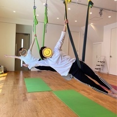 ヨガ、ハンモックヨガの画像