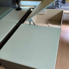 小上がり収納（パナソニック・畳が丘）80×80　跳ね上げ式×2台