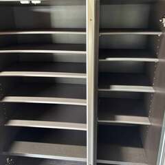 モダンシューズボックス・下駄箱・玄関収納・幅85cm Usedの画像