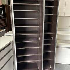 モダンシューズボックス・下駄箱・玄関収納・幅85cm Usedの画像