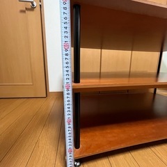テレビ台　ヤマギワ　
一枚板　3段　 の画像