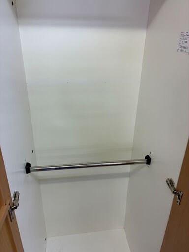 【ジャングルジャングル深井店】★ミラー付きワードローブ ナチュラル 衣類収納 収納 衣類 洋服入れ  堺市（中区 堺区 東区 西区 南区 北区）和泉市 河内長野市 富田林市 松原市 狭山市 深井 【FU2437】 ジャングルジャングル深井店】☆ミラー付きワードロープ ナチュラル