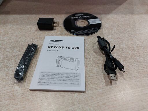 【愛品館 市原店】OLYMPUS　2016年製　デジタルカメラ　TG-870　【愛市HA020754-104】