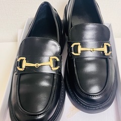 GU ジーユー　ボリュームソールビットローファー　ローファー　S...