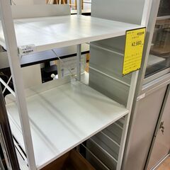 【ジャングルジャングル深井店】★ゴミ箱上ラック 白 ホワイト ラック キッチン家具 家具 堺市（中区 堺区 東区 西区 南区 北区）和泉市 河内長野市 富田林市 松原市 狭山市 深井 【FU2438】の画像