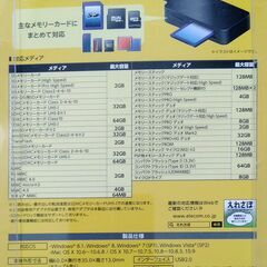エレコム　メモリリーダーライター　旧型Windows OS専用　中古の画像