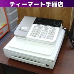 通電のみOK CASIO 電子レジスター ホワイト SE-S20...