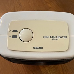 動作確認済　YAMAZEN ミニファンヒーター　MFH-601の画像