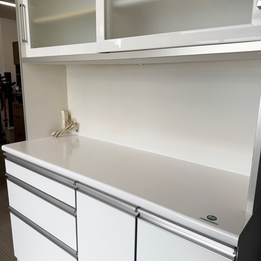 お買い得‼️】古賀家具工業 140cm幅キッチンボード トップ 食器棚 収納