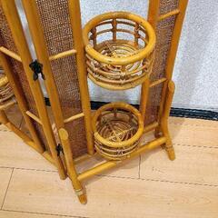 0702-134 籐パテーションの画像