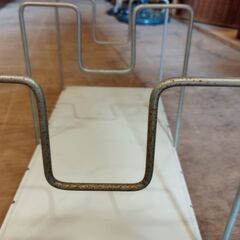 レトロ 本立て ブックスタンド 卓上 スチール製 ②　/UJ1286 2Fの画像