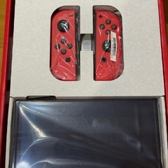 Nintendo switch 有機ELモデル　マリオレッド ニンテンドースイッチ　美品の画像