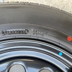 ★新品未使用★ ジムニー スペア タイヤ ホイール スズキ JB74W シエラ純正スチールホイール15インチ 5.5J+5 PCD139.7 の画像
