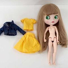 Blygirl AZONE ドール デニムジャケット Gジャン セットアップ　イエロー 札幌市屯田店の画像