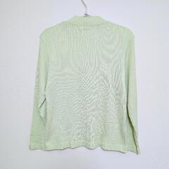 brin レディース トップス ハイネック プルオーバー 長袖 ライム Lの画像