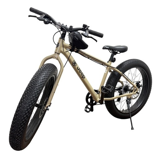 ◯美品 JEEP ジープ ファットバイク ビーチクルーザー JE-267FT 26