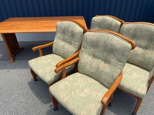 カリモク ダイニングセット 椅子4脚