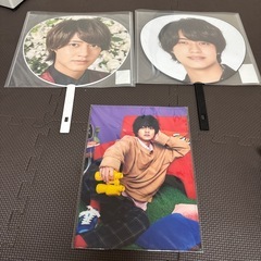 明日お渡し予定king&prince高橋海人うちわ写真クリアファ...